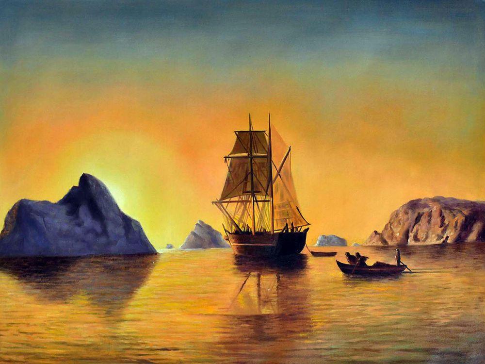 Arctic Scene - William Bradford - Oil Reproduction