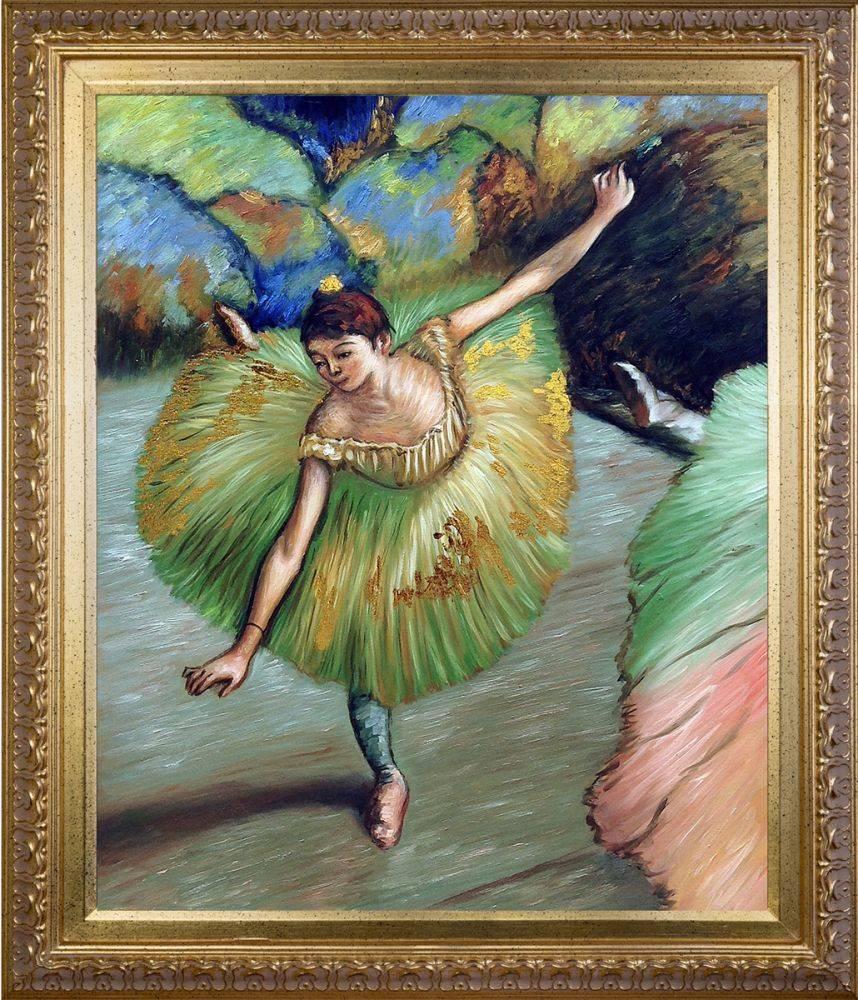 Dancer Tilting Luxury Line Pre Framed Elegant Gold Frame X