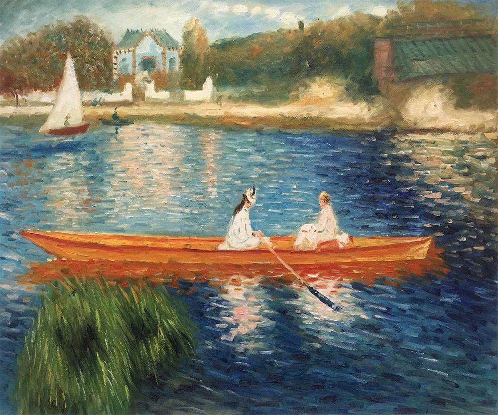 Renoir - Boating on the Seine - Reproduction Art