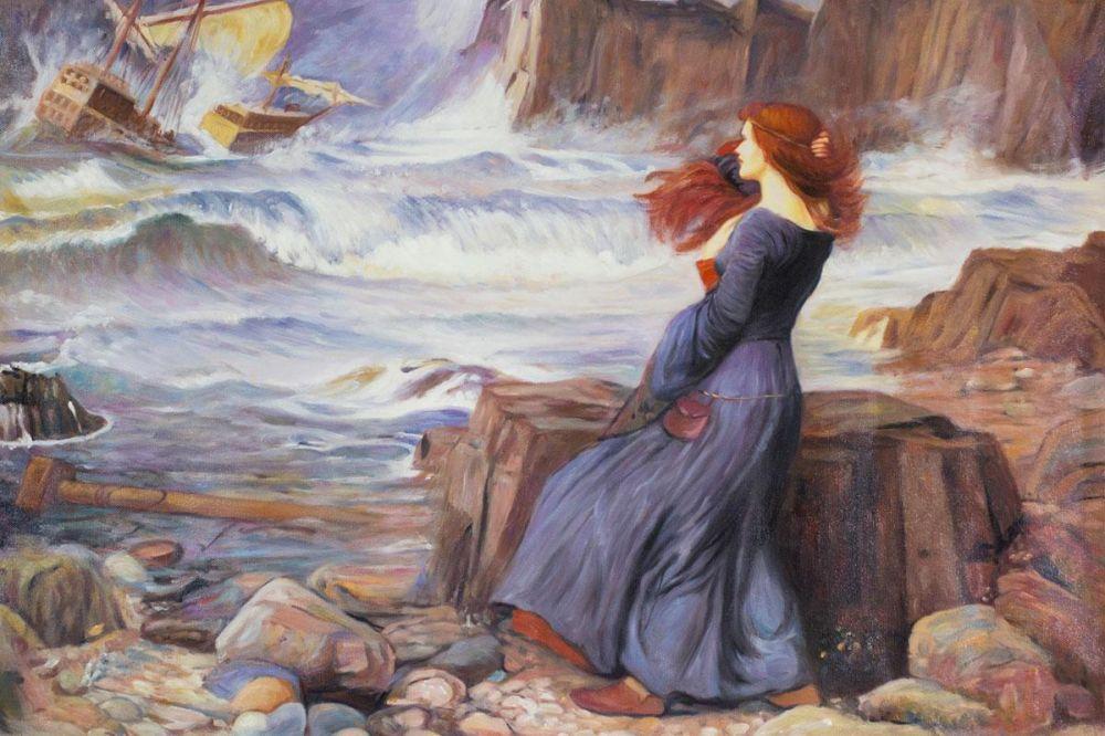 Miranda The Tempest John William Waterhouse