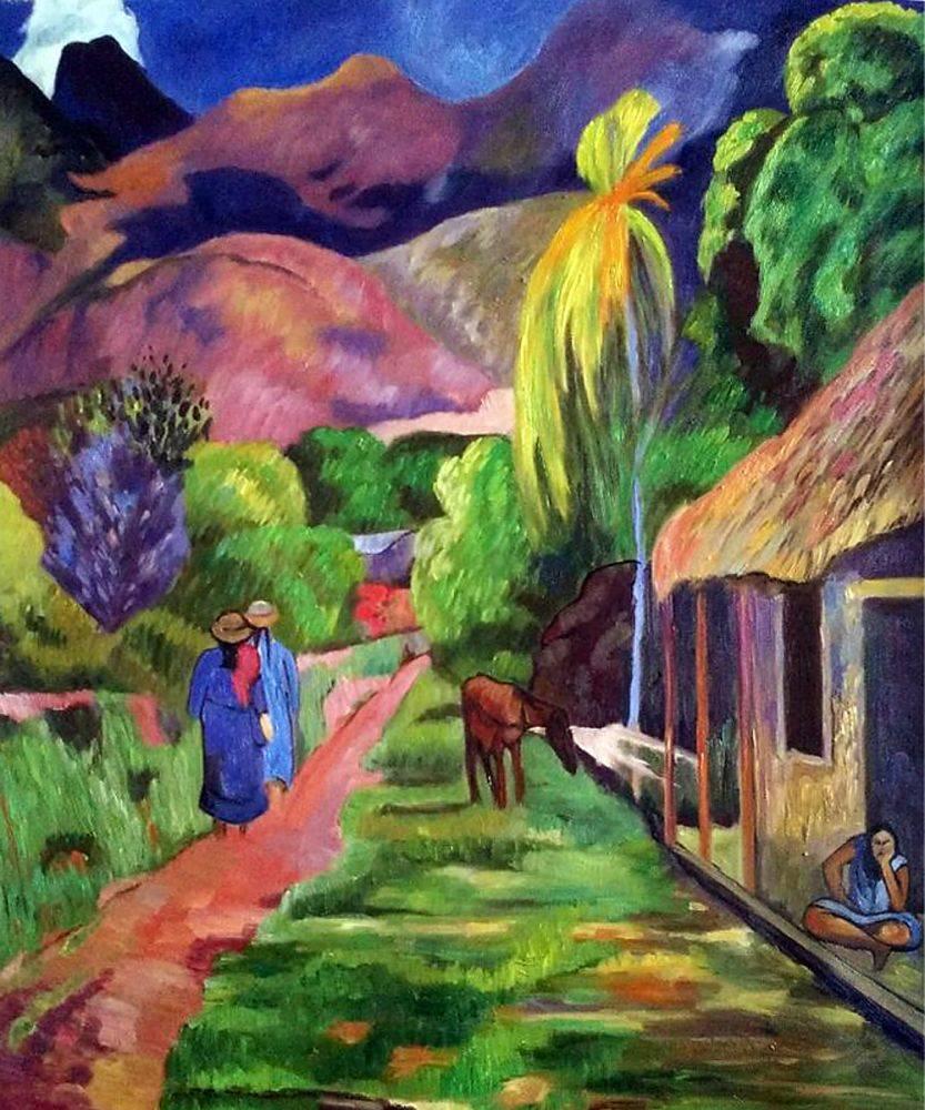 Road in Tahiti, 1891